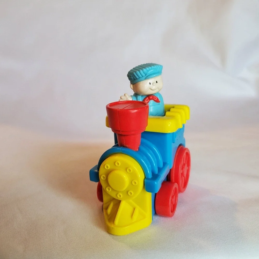 Fisher Price Little People‎ CONDUCTOR in TRAIN ENGINE McDonalds 1996 vtg